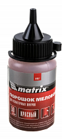 порошок меловой красный, 50 г, для разметочных шнуров// matrix, купить metabo, купить husqvarna, купить bosch, купить makita, купить hitachi, купить hikoki, купить oregon, купить stihl