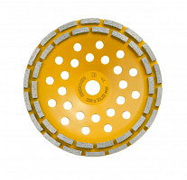 kraftool  double d 230 мм, двухрядная алмазная чашка, industrial (33369-230), купить metabo, купить husqvarna, купить bosch, купить makita, купить hitachi, купить hikoki, купить oregon, купить stihl