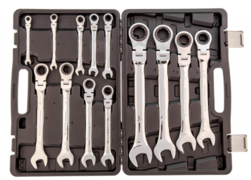 Набор ключей комбинированных, трещоточных шарнирных 13шт.// Matrix — купить в интернет-магазине amurinstrument.ru с доставкой по Благовещенску | Каталог с характеристиками и ценами набор ключей комбинированных, трещоточных шарнирных 13шт.// matrix, купить metabo, купить husqvarna, купить bosch, купить makita, купить hitachi, купить hikoki, купить oregon, купить stihl