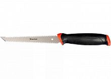 ножовка по гипсокартону, 180 мм, две рабочие кромки полотна, двухкомпонентная рукоятка// matrix, купить metabo, купить husqvarna, купить bosch, купить makita, купить hitachi, купить hikoki, купить oregon, купить stihl