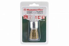 кордщетка hammer flex 207-210 25мм d6 тип "венчик", латунированная, из волнистой проволоки, с хвосто, купить metabo, купить husqvarna, купить bosch, купить makita, купить hitachi, купить hikoki, купить oregon, купить stihl