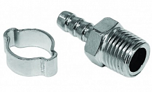 переходник,1/4"п-елочка6мм,обжимное кольцо6х11мм,блистер, купить metabo, купить husqvarna, купить bosch, купить makita, купить hitachi, купить hikoki, купить oregon, купить stihl