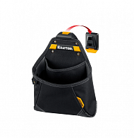 kraftool  kp-12 с быстросъёмным креплением fastclip, 12 карманов и петель, 260 х 340 мм, поясная сум, купить metabo, купить husqvarna, купить bosch, купить makita, купить hitachi, купить hikoki, купить oregon, купить stihl